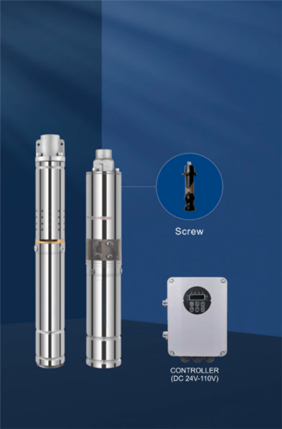 2ss/3ss DC Solar Powered Well Pump